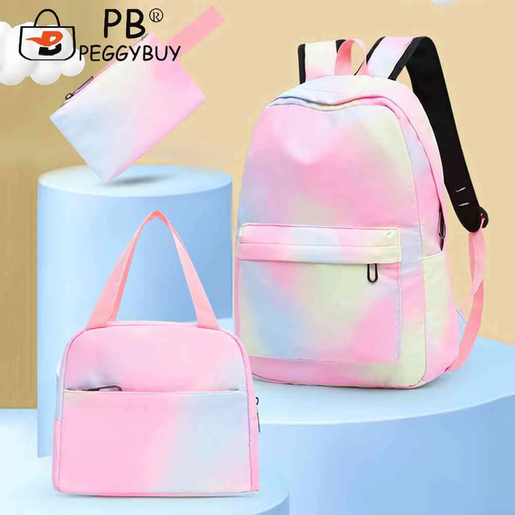 Tie Dye Ink Backpack & Lunch Tote Set