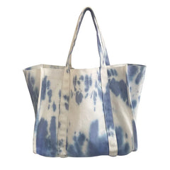 Tie-dye Print Shoulder Bags Large Capacity Canvas Tote