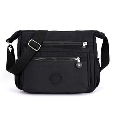 Floral Print Nylon Women's Messenger Bag One-Shoulder Small Square Mommy Bag