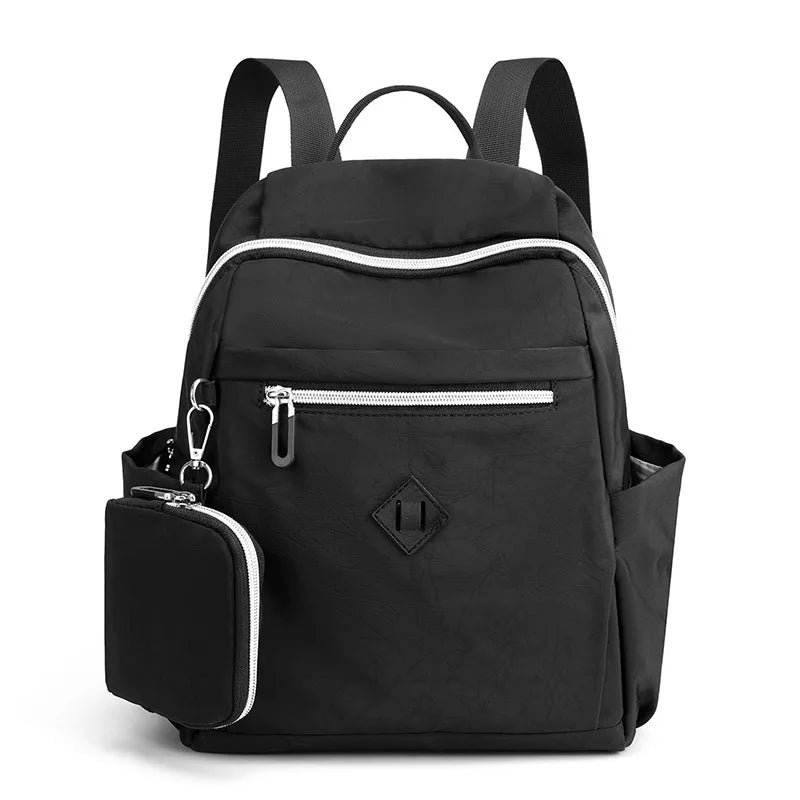 Tilorraie Nylon Backpack Women's Children's Bag Anti-Splash Travel Bag