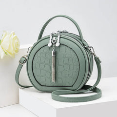 Tilorraie Small Round Bag Women Shoulder Cake Crossbody Portable Mini Bags