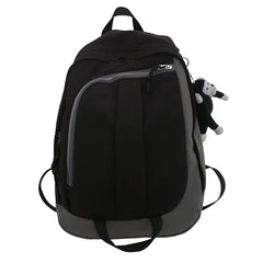 Books Backpack Students Bag Female Colors Pattern Panelled Backpack 19 inch