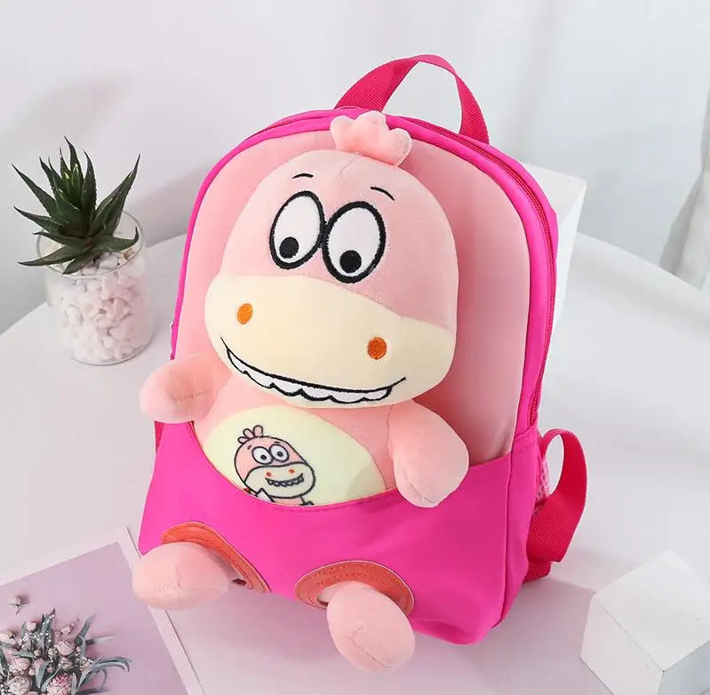 Dinosaur Doll Toddler Backpack Mini School Bag