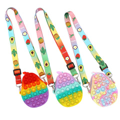 Avocado Crossbody Purse Funny Bubble Sensory Toy