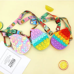 Avocado Crossbody Purse Funny Bubble Sensory Toy