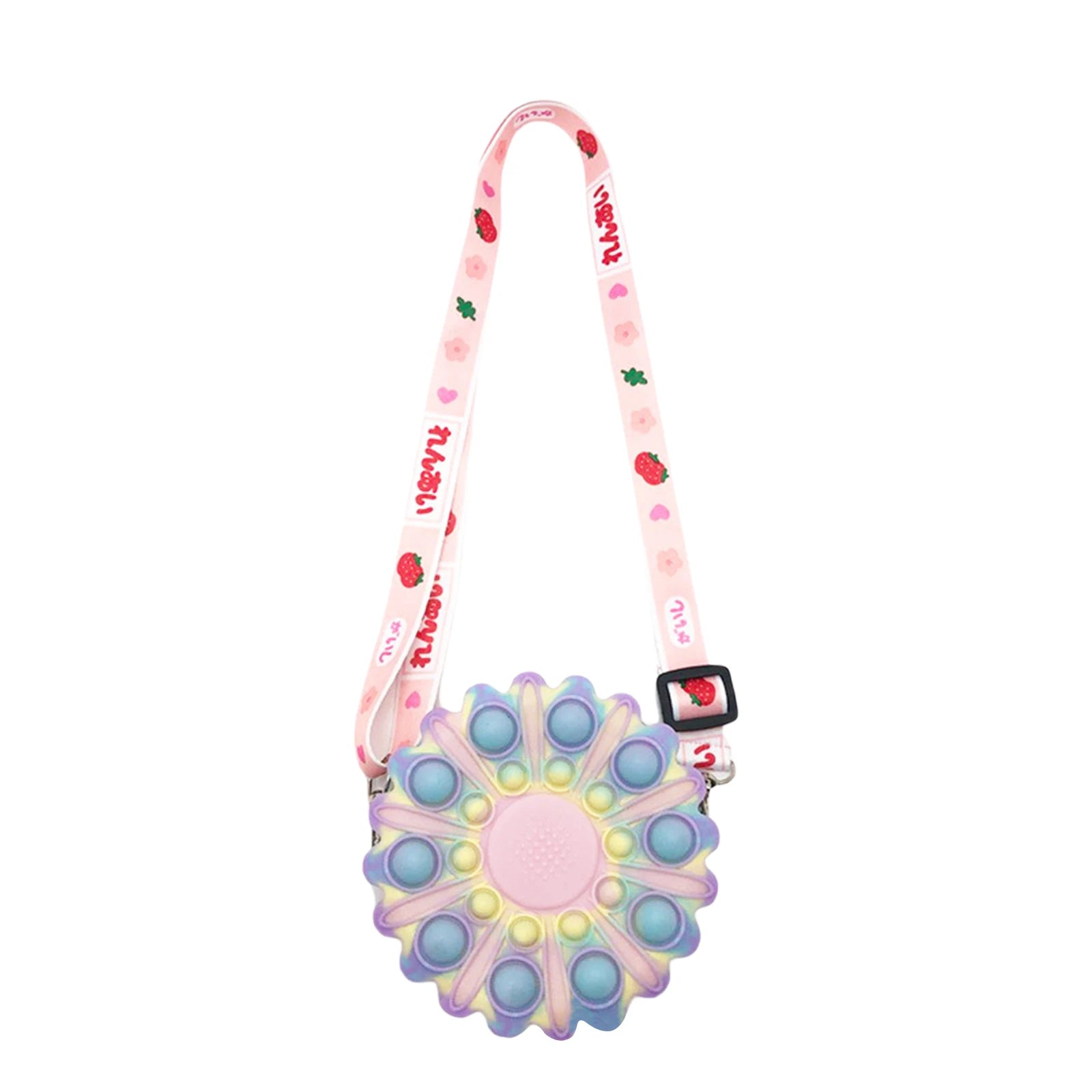 Toddler Girl Fidget Shoulder Bag Crossbody Purse Wallet Sensory Toy
