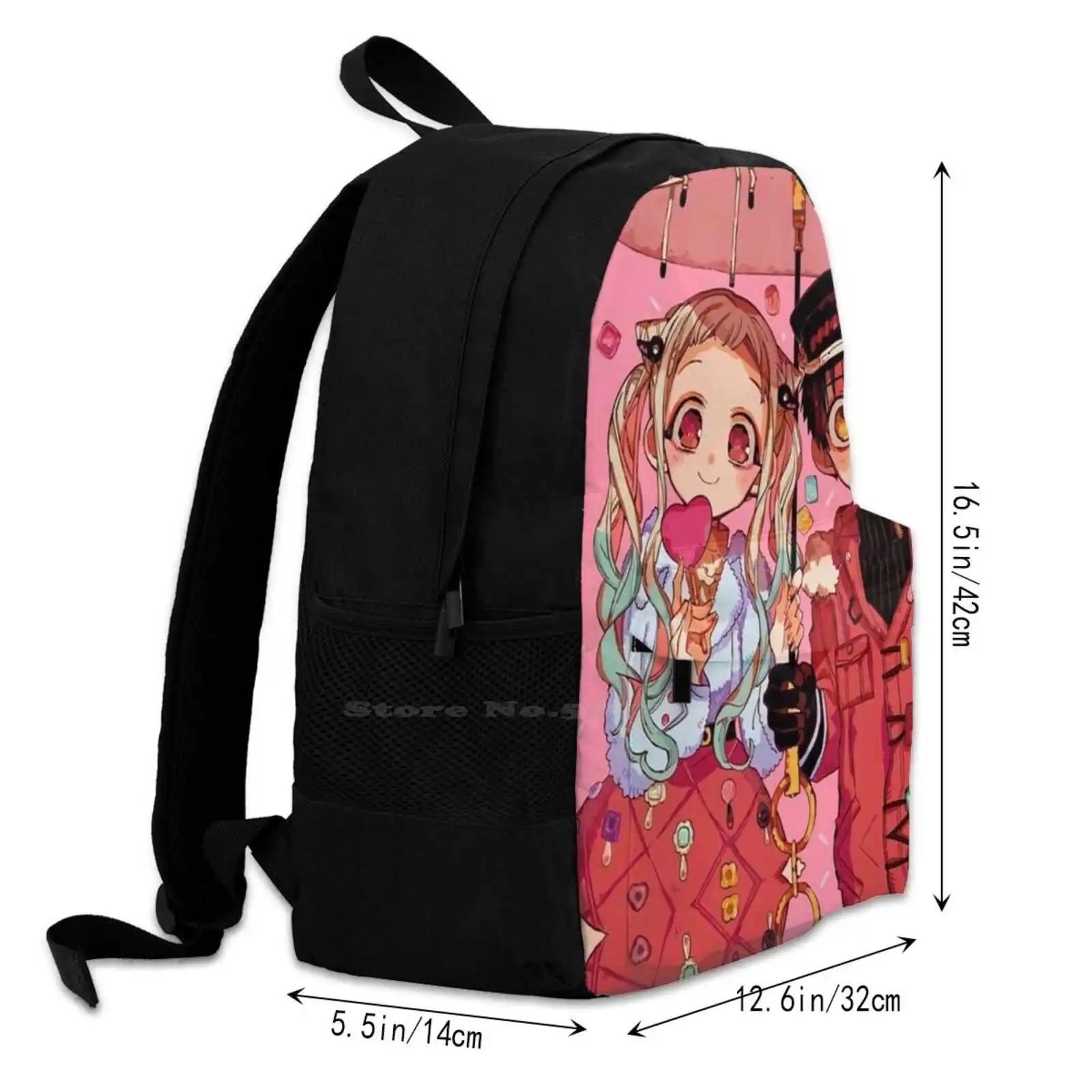 Hanako-Kun Large Capacity Backpack Laptop Travel Bags