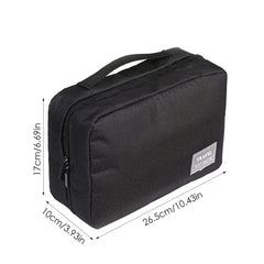 Large Travel Toiletry Bag Splash-Proof Polyester Cosmetic Storage