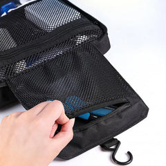 Large Travel Toiletry Bag Splash-Proof Polyester Cosmetic Storage
