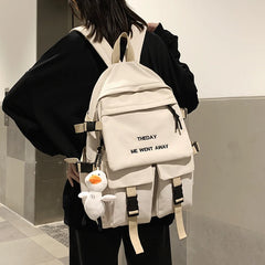 Women's Large Capacity School Backpack Harajuku Style
