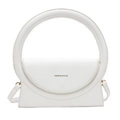Round Handle Bag Clutch Bag Lady Crossbody Shoulder Bag