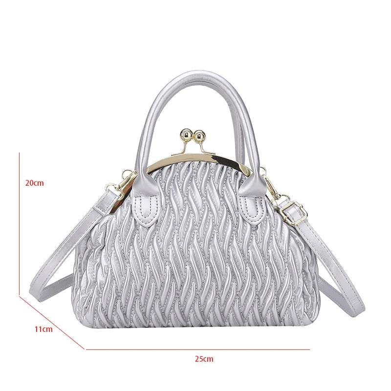 Shoulder Bag Women Crossbody Shell Clutch Purse Green Handbag