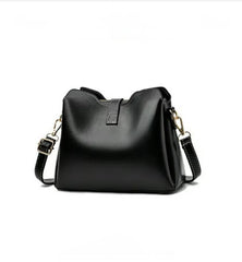 Beige Women's Bucket Bag One Shoulder High Wallet Handbag
