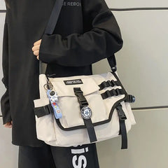 Youth Large Capacity Crossbody Bag School Messenger Bag