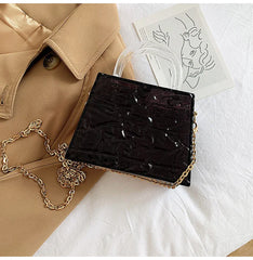 Small Transparent Top Handle Bag for Women