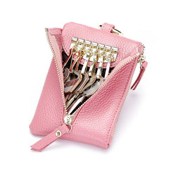 Cwohide Car Keys Wallets Leather Key Holder Organizer Housekeeper Keychain Purse