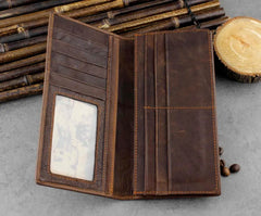 Top Crocodile Style Men Wallets Male Purse Brown