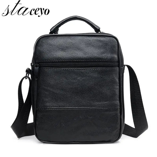 Leather Male Casual Shoulder Messenger Bag Cross-body Bag Tote Mochila