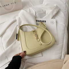Leather Shoulder Crossbody Bag for Women Underarm Sac A Main