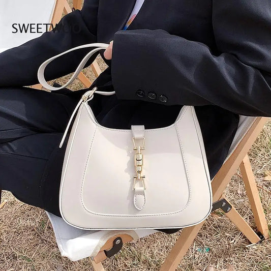 Leather Shoulder Crossbody Bag Underarm Sac A Main for Women