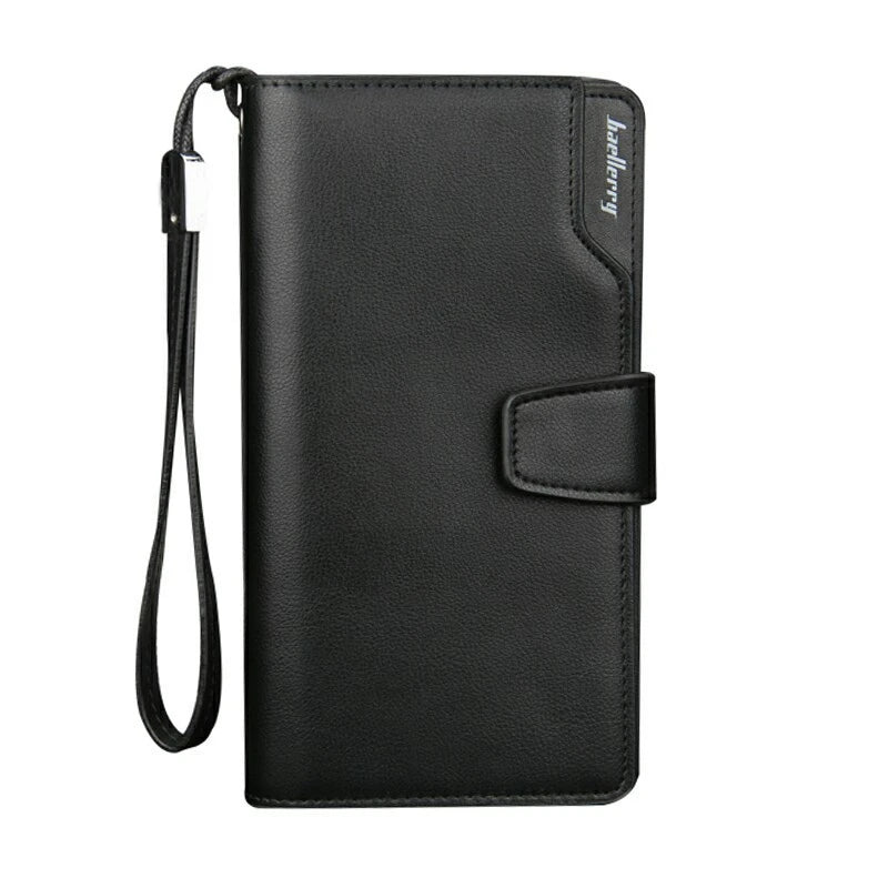 PU Leather Long Wallet Multifunction Purse Clutch Zipper Around Wallets