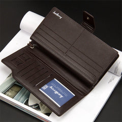 PU Leather Long Wallet Multifunction Purse Clutch Zipper Around Wallets
