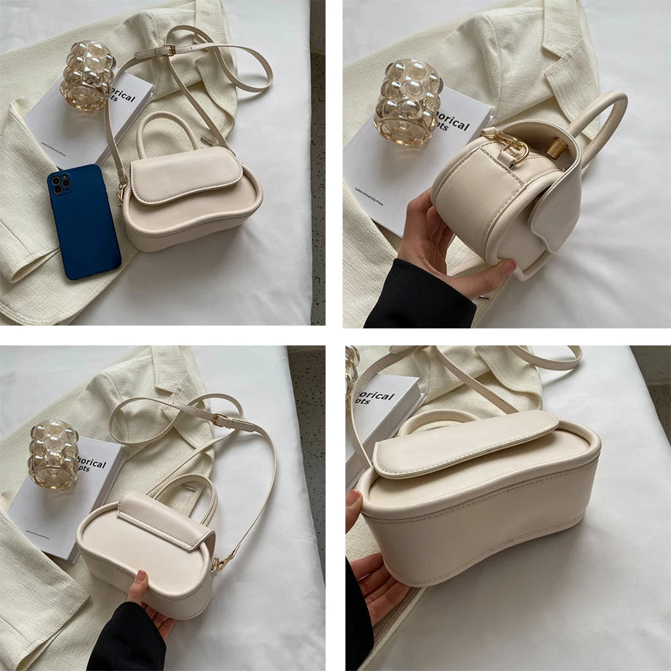Small Square Bag for Women Macaron Purses Shoulder Crossbody Tote