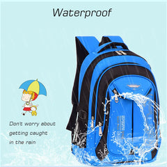 Waterproof Kids Backpack Boys Girls Schoolbag