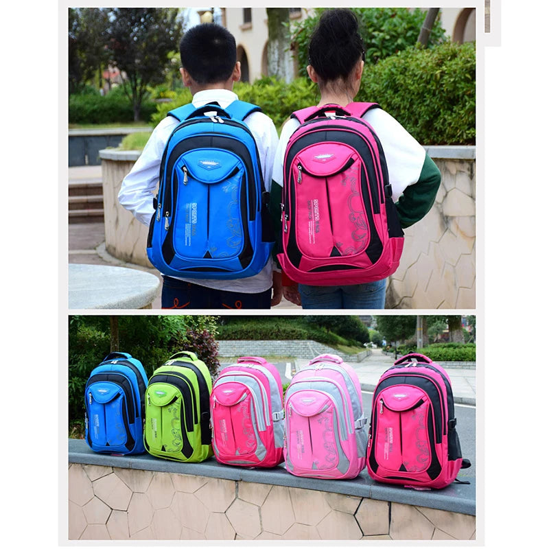 Waterproof Kids Backpack Boys Girls Schoolbag