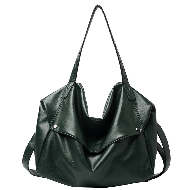 Large Capacity Women Handbag Shoulder Bag Totes Lady PU Messenger