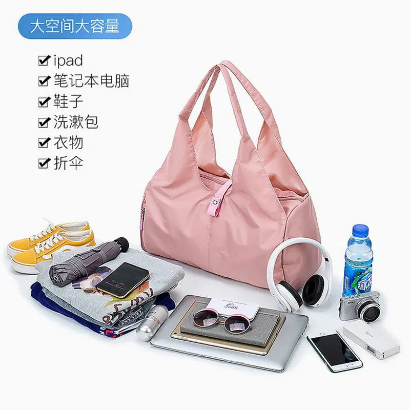 Top-handle Bag Handbags Women Nylon Shoulder Beach Bag Casual Tote
