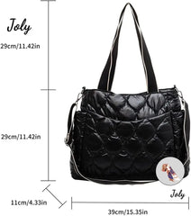 Quilted Top-handle Bag Women Handbag With Zipper