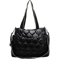Quilted Top-handle Bag Women Handbag With Zipper