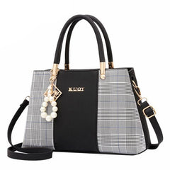 Women Shoulder Bag Tote with Pendant Hanging Handbag