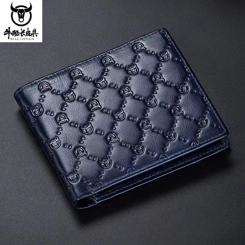 TopFight 100% Leather Men Wallets Wallet Men Clip Cowhide Wallet