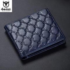 TopFight 100% Leather Men Wallets Wallet Men Clip Cowhide Wallet