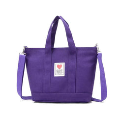 Women Corduroy Shoulder Bag Small Cotton Canvas Handbag