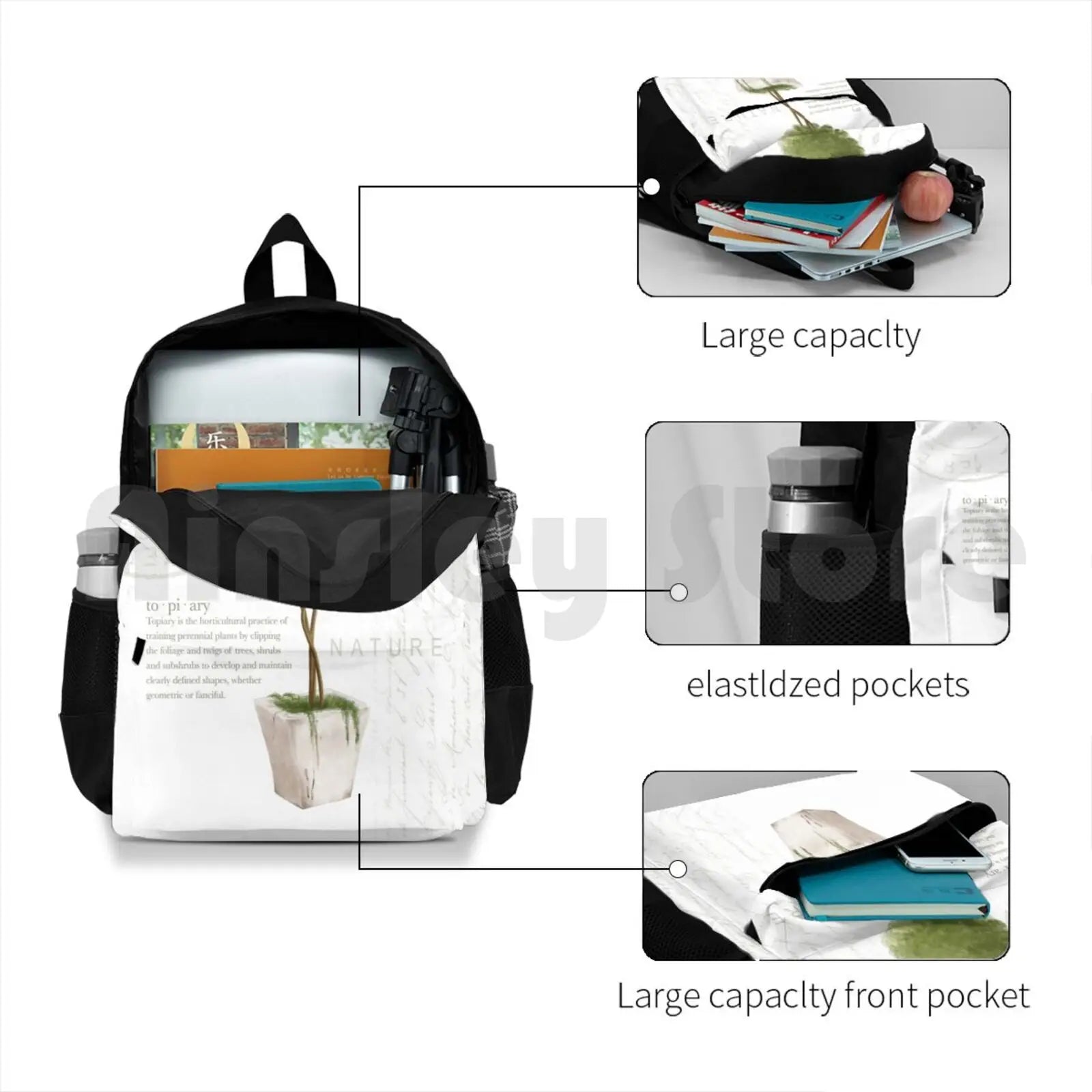Topiary No. 1 Outdoor Hiking Backpack Waterproof Camping Travel