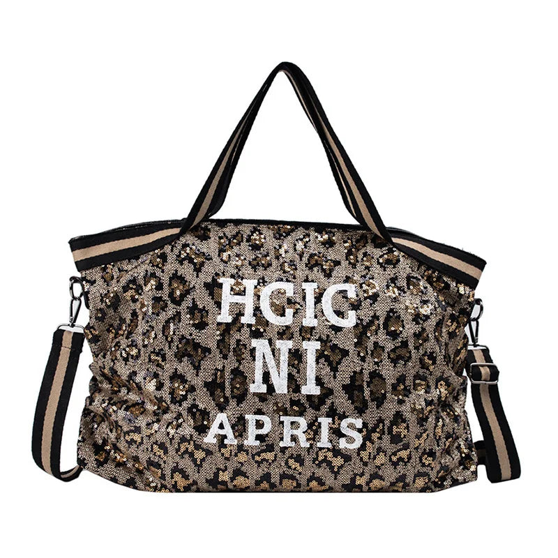 Leopard Shoulder Bag Casual Totes Women Messenger Handbags