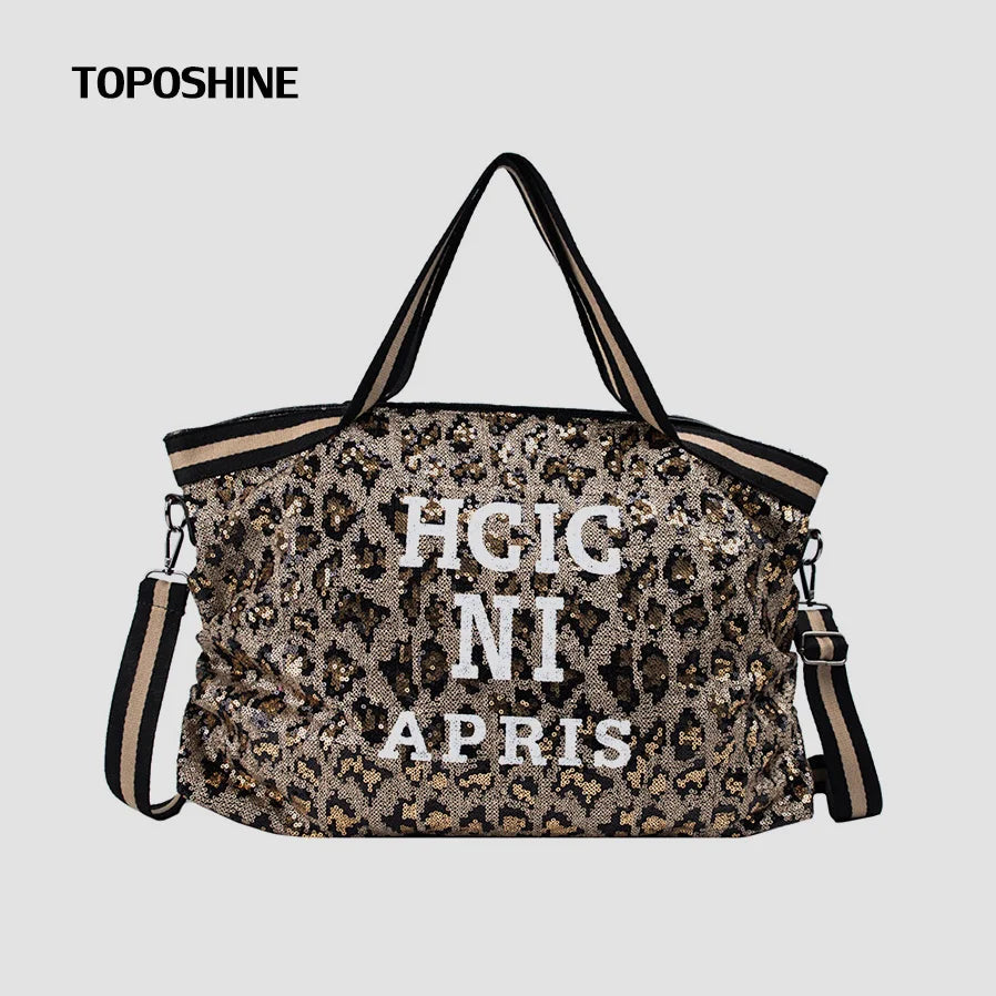 Leopard Shoulder Bag Casual Totes Women Messenger Handbags