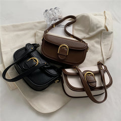 Semicircle Saddle Small Shoulder Bags For Women Crossbody Bag