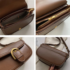 Semicircle Saddle Small Shoulder Bags For Women Crossbody Bag