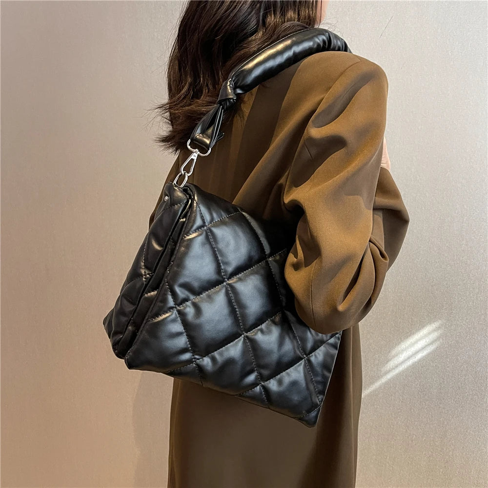Winter Quilted Crossbody Purse Ladies Handbags