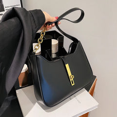 Vintage Half Moon Chain Shoulder Bag for Women