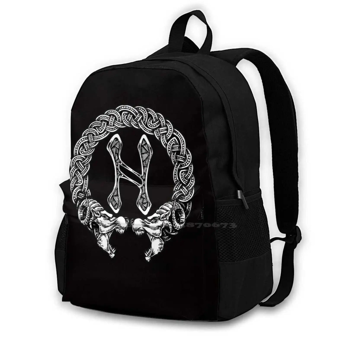 Torc Travel Laptop Bagpack Viking Pagan Heathen Asatru Rune