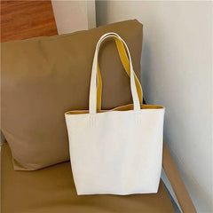 Soft Leather Double-Sided Tote Bag for Women