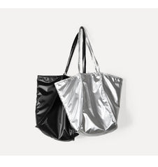 Women's PU Leather Tote Bag Large Capacity Handbag