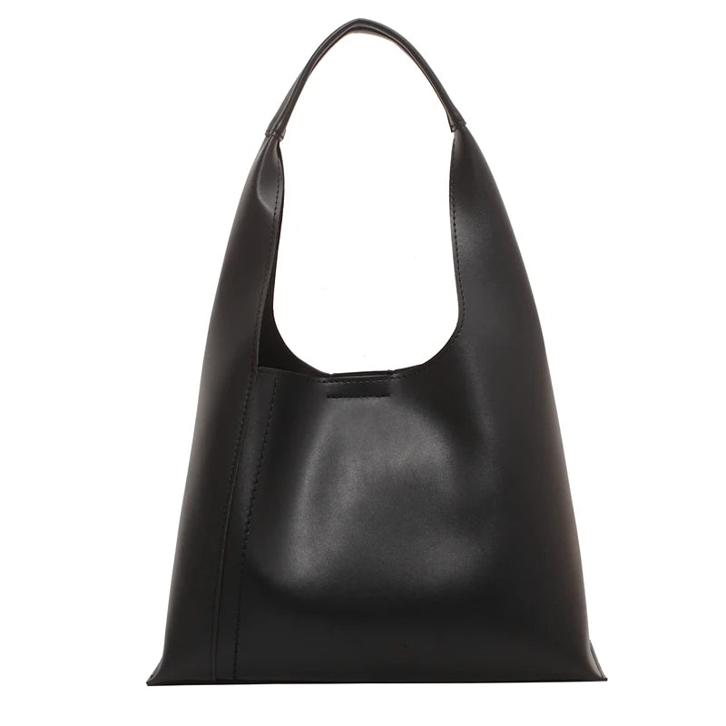 French Style Leather Tote Bag for Women