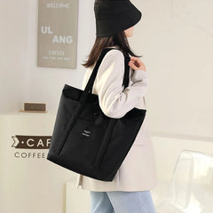 Large Capacity Reversible Tote Bags Women Office Ladies Backpack