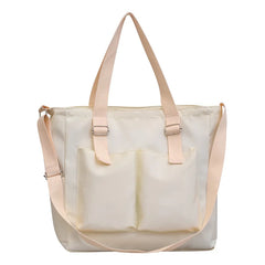 Large Capacity Canvas Tote Bag for Student